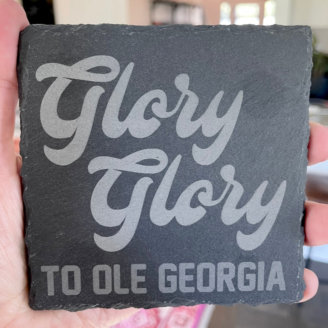 UGA Slate Coasters