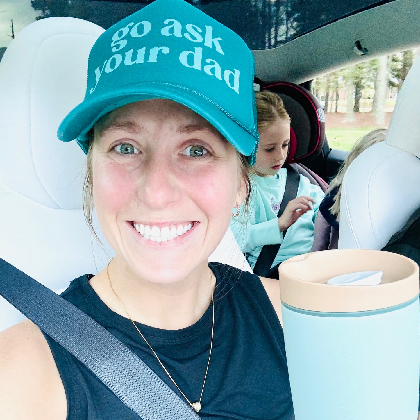Go Ask Your Dad Hat – Funny Trucker Hat for Tired Moms Everywhere