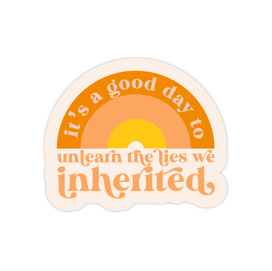 THE LIES WE INHERITED - STICKER