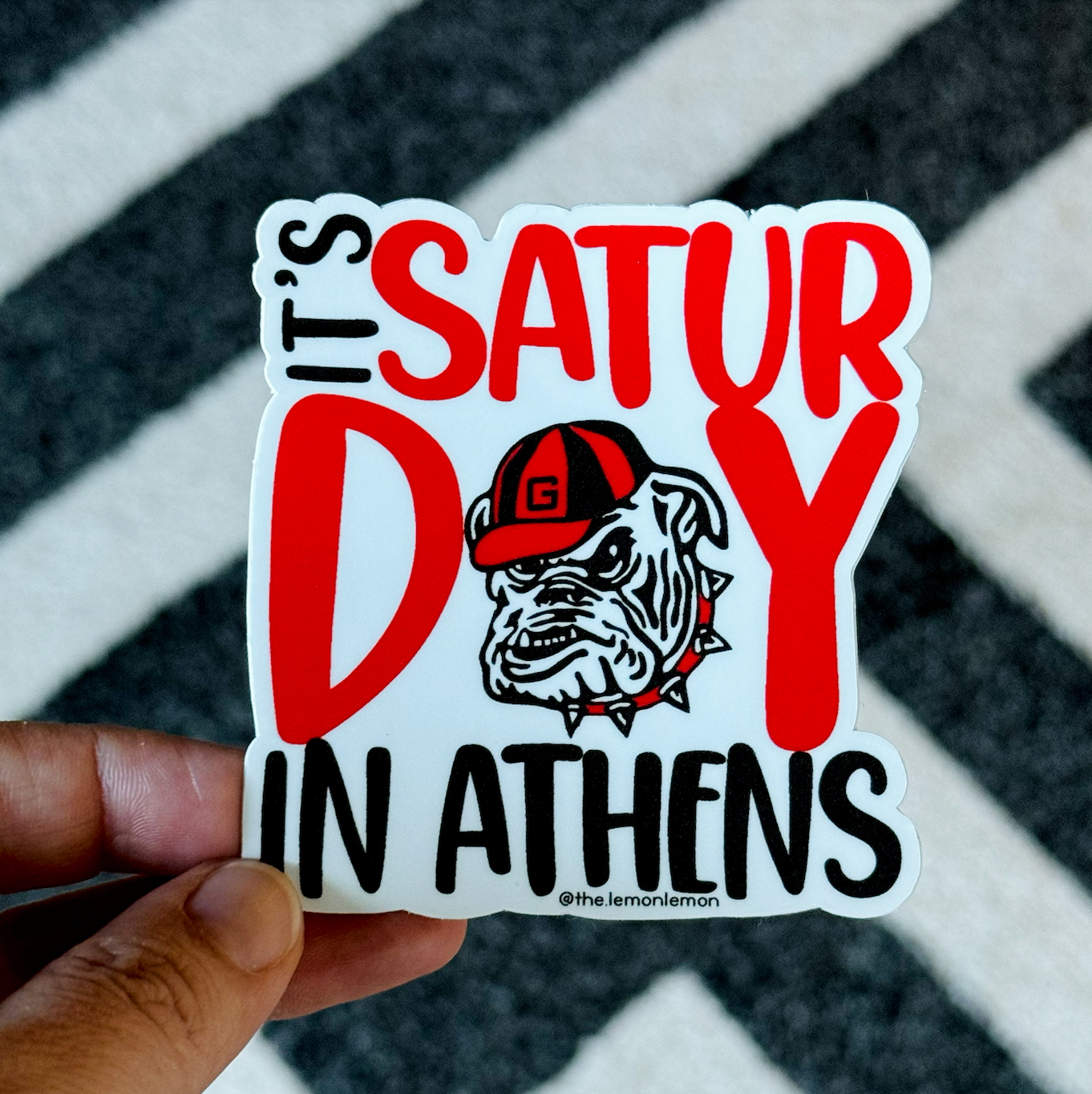 Georgia Sticker Pack - 5 Premium Vinyl Stickers | Football Fan Decals