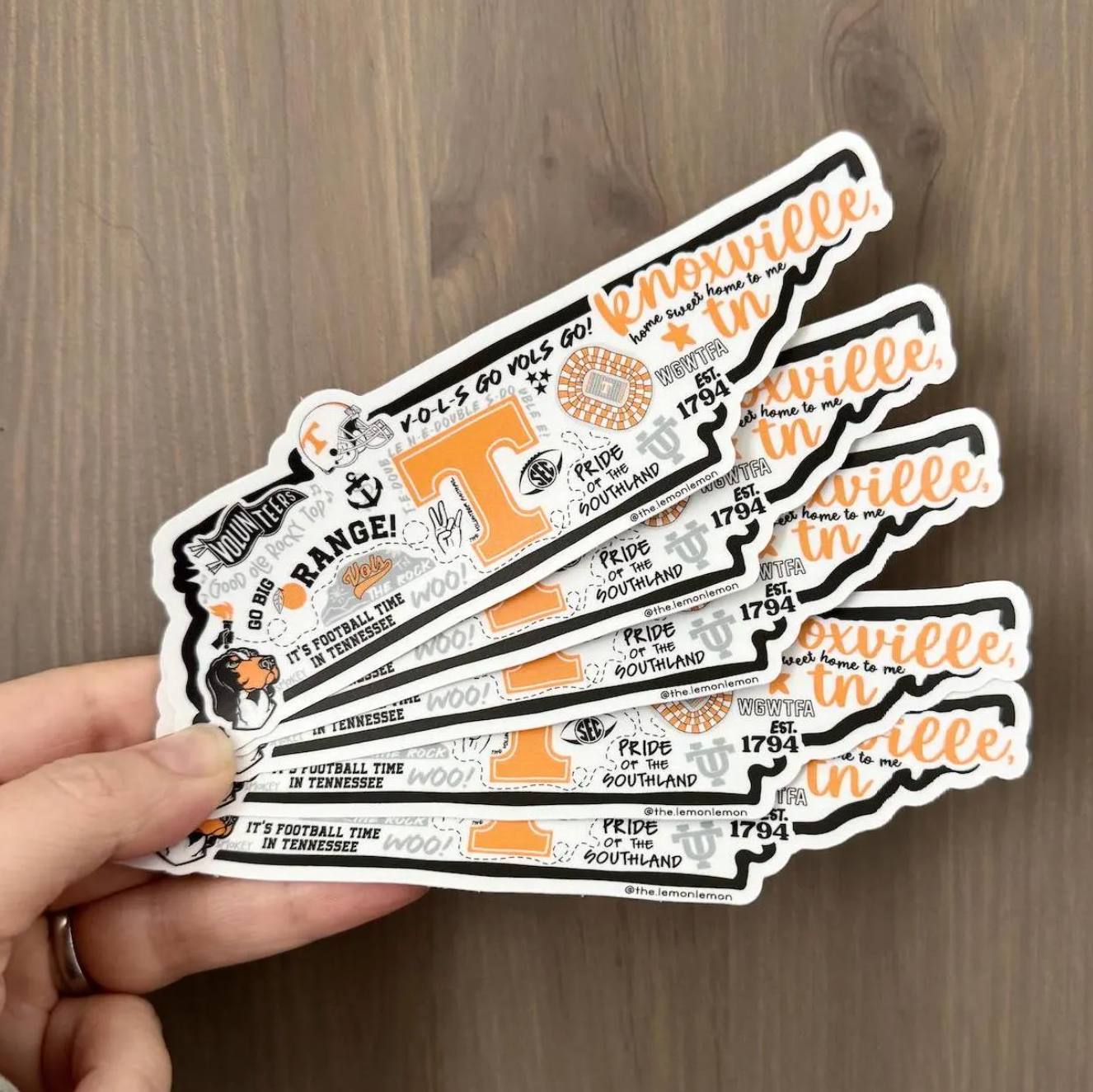 State of Tennessee Collage Sticker