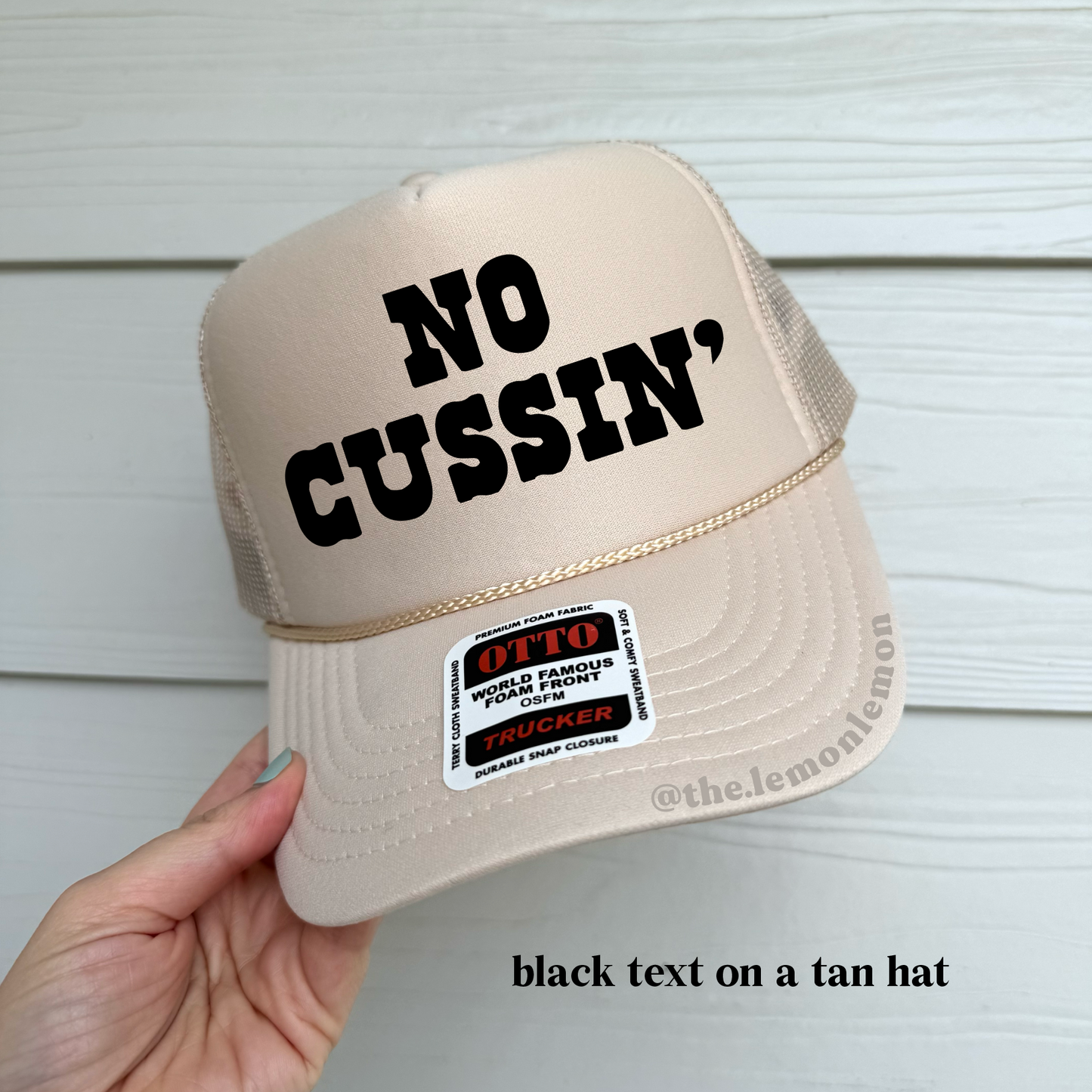 No Cussin’ Trucker Hat