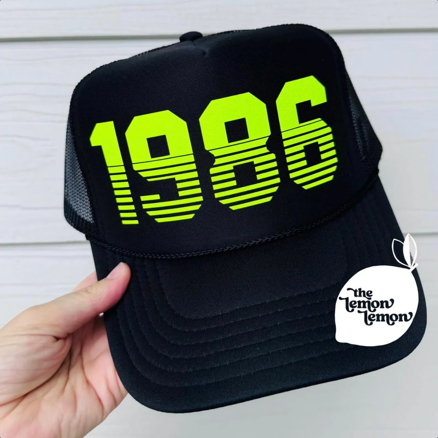 1980s Birthday Trucker Hat | Birth Years 1980 1981 1982 1983 1984 1985 1986 1987 1988 1989 Hat | Retro Vintage Snapback