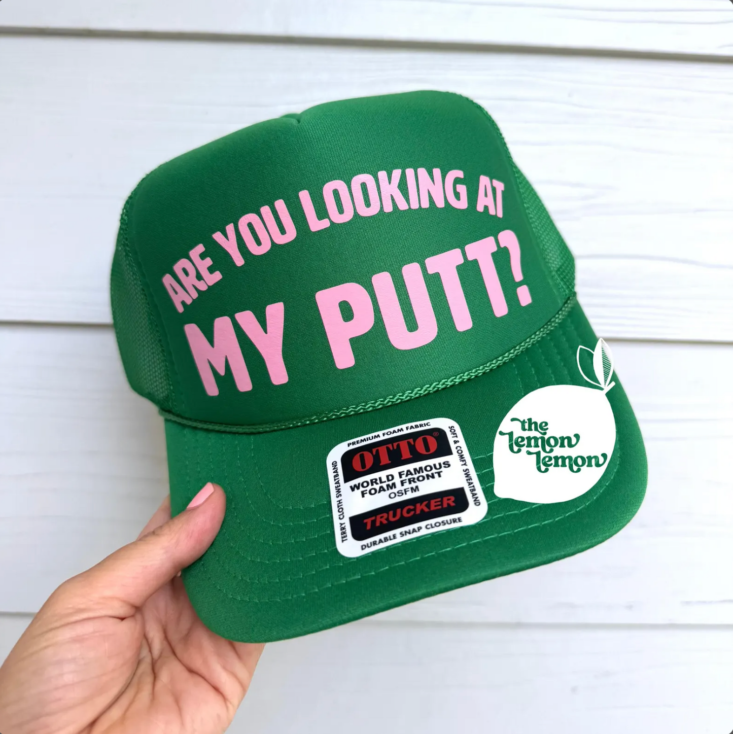 Are You Looking At My Putt? Trucker Hat – Funny Golf Hat, Retro Snapback, Cheeky Golfer Gift, Millennial Golf Pun Hat, Gal Golfing