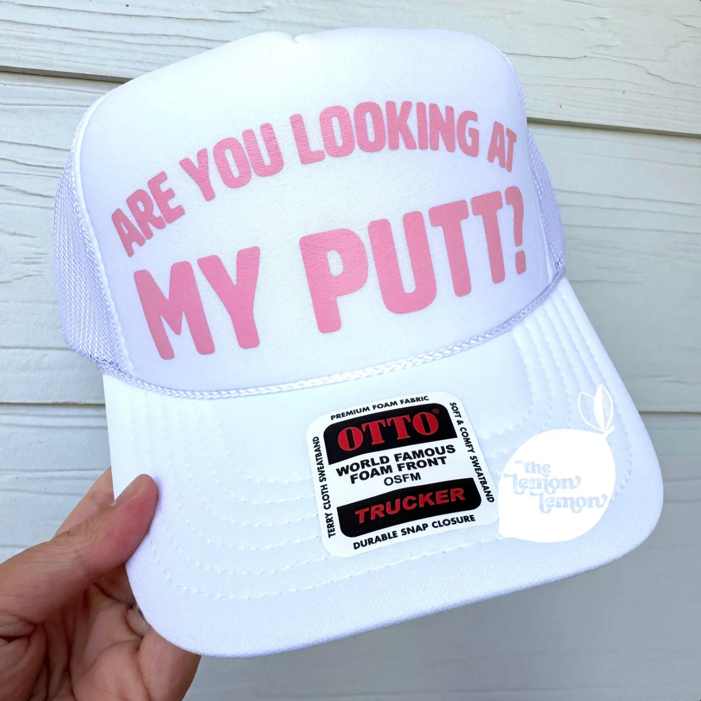 Are You Looking At My Putt? Trucker Hat – Funny Golf Hat, Retro Snapback, Cheeky Golfer Gift, Millennial Golf Pun Hat, Gal Golfing