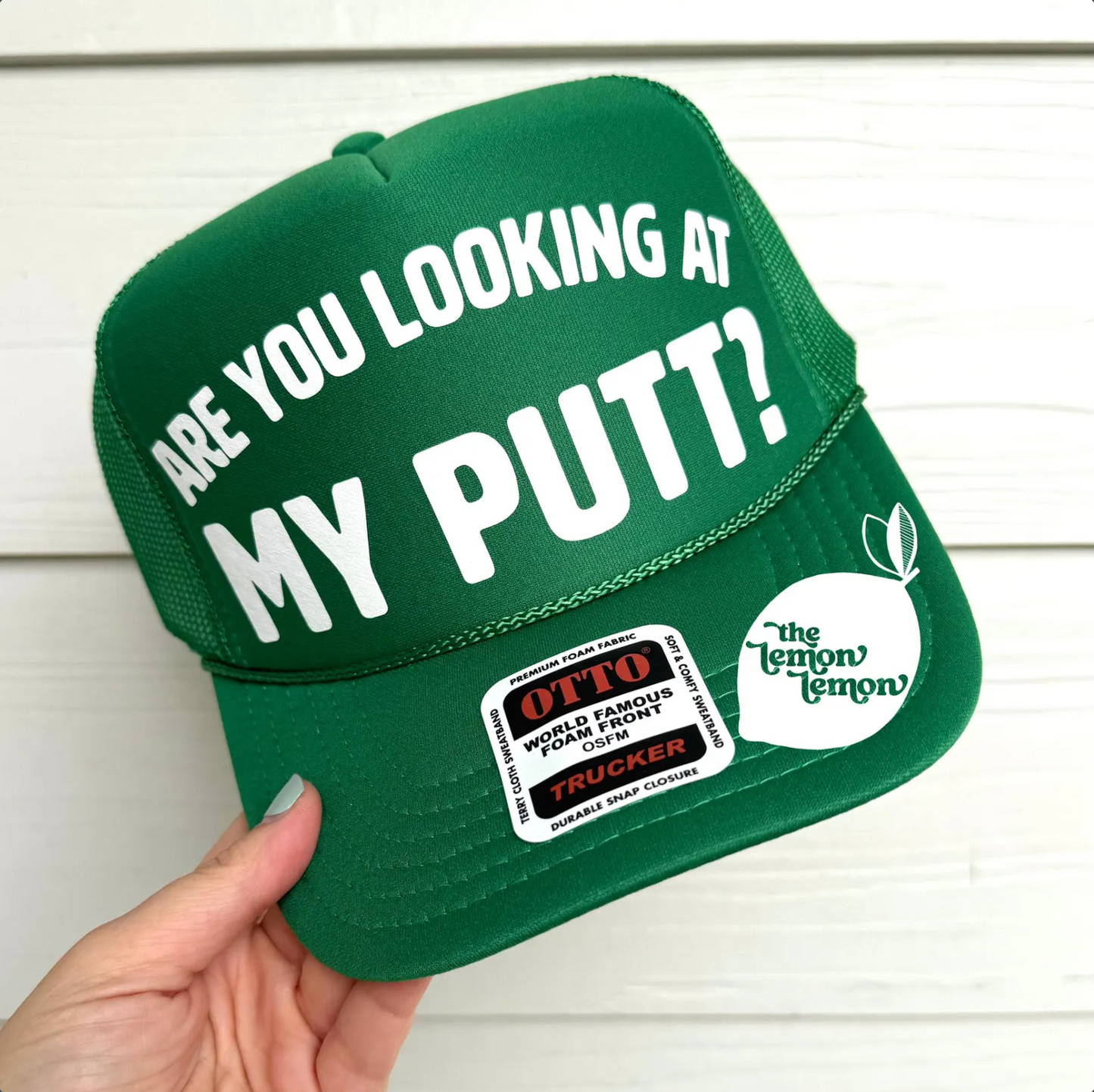 Are You Looking At My Putt? Trucker Hat – Funny Golf Hat, Retro Snapback, Cheeky Golfer Gift, Millennial Golf Pun Hat, Gal Golfing