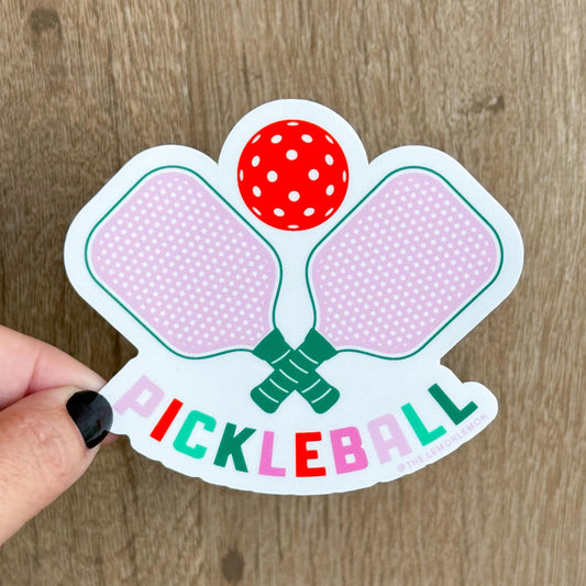Pickleball Crest - STICKER