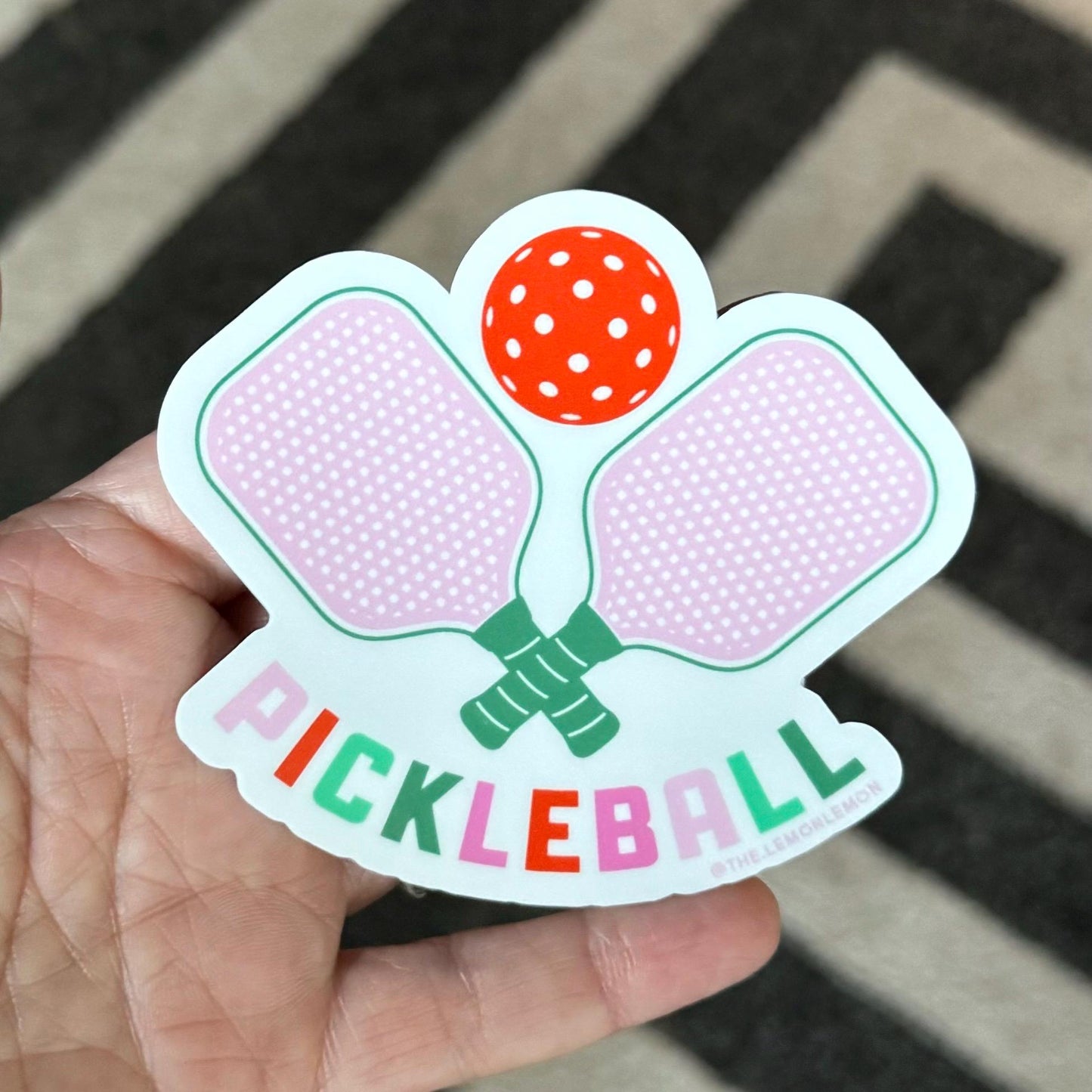 Pickleball Crest - STICKER