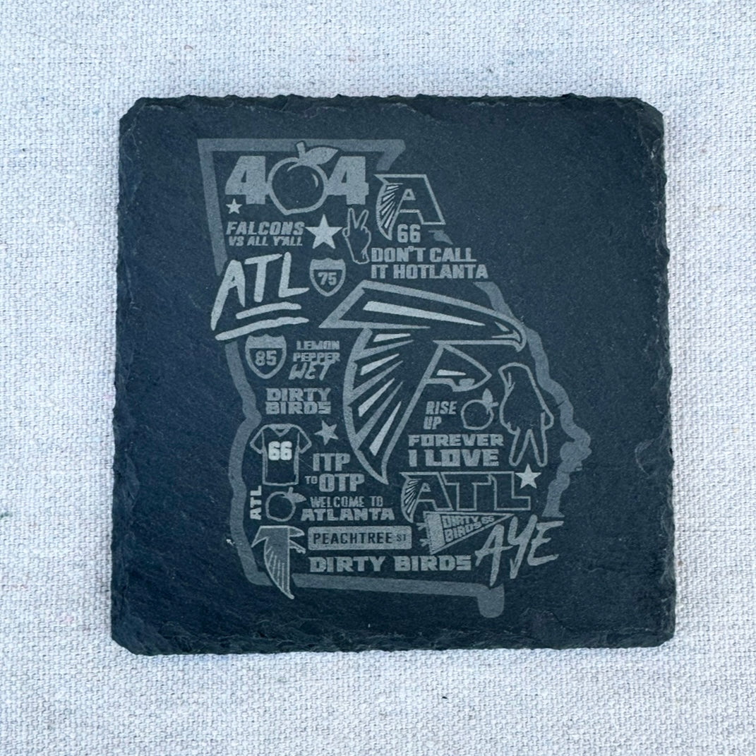 FALCONS Slate Coasters