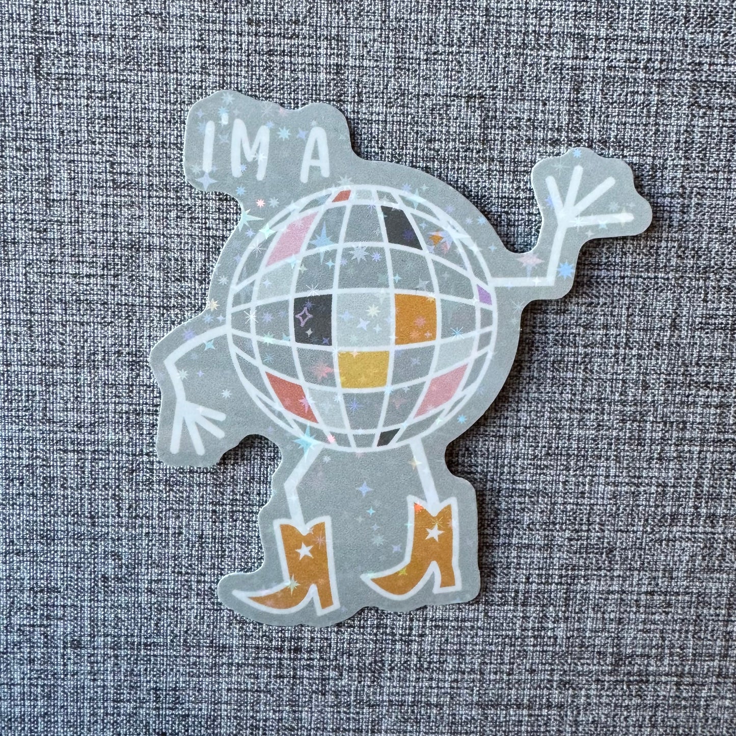 I'M A MIRRORBALL - STICKER