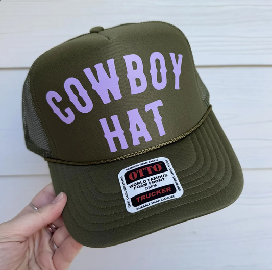 Cowboy Hat (But Make It a Trucker) – Funny Western Hat for Rodeo Vibes