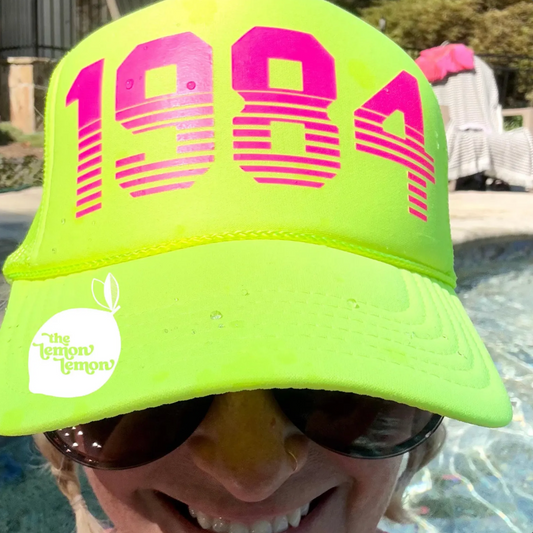 1980s Birthday Trucker Hat | Birth Years 1980 1981 1982 1983 1984 1985 1986 1987 1988 1989 Hat | Retro Vintage Snapback
