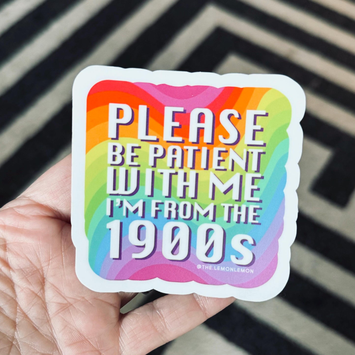 90s MILLENNIAL 1900s - STICKER