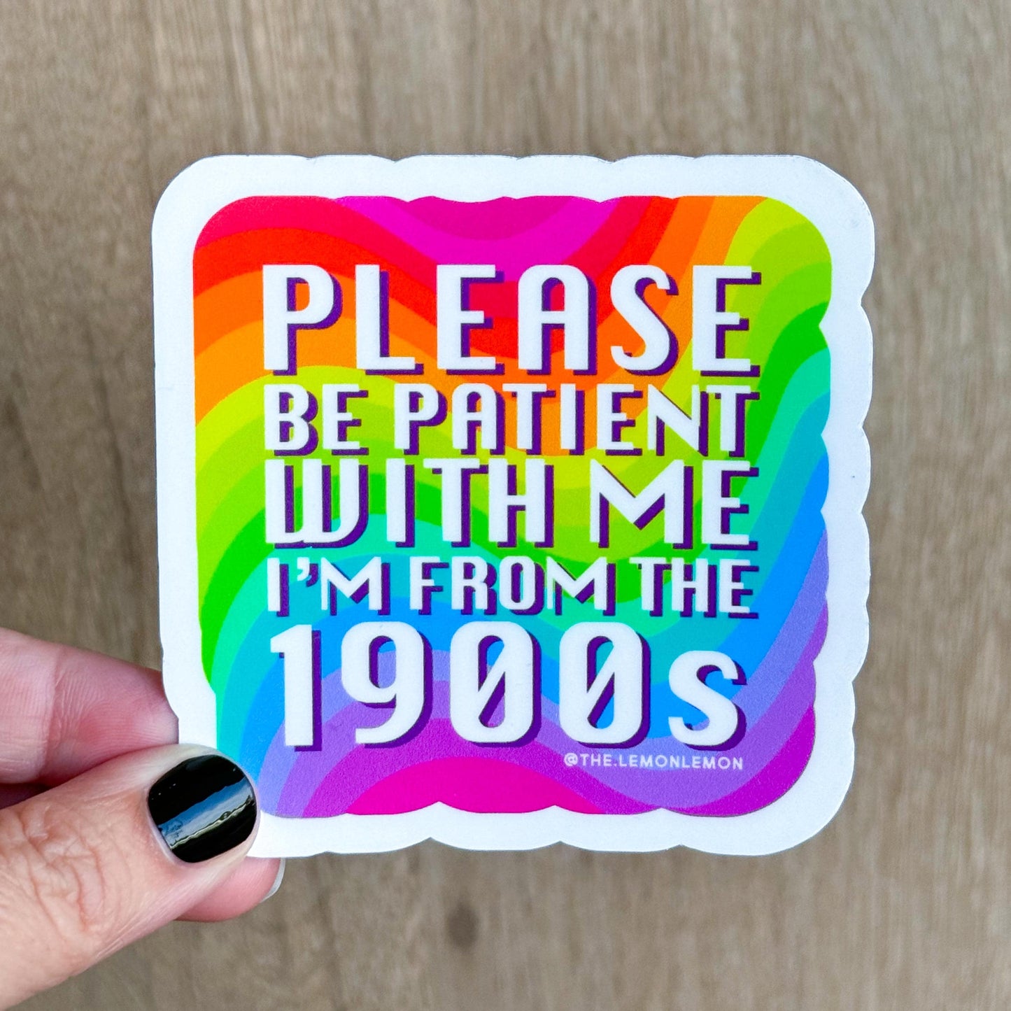 90s MILLENNIAL 1900s - STICKER